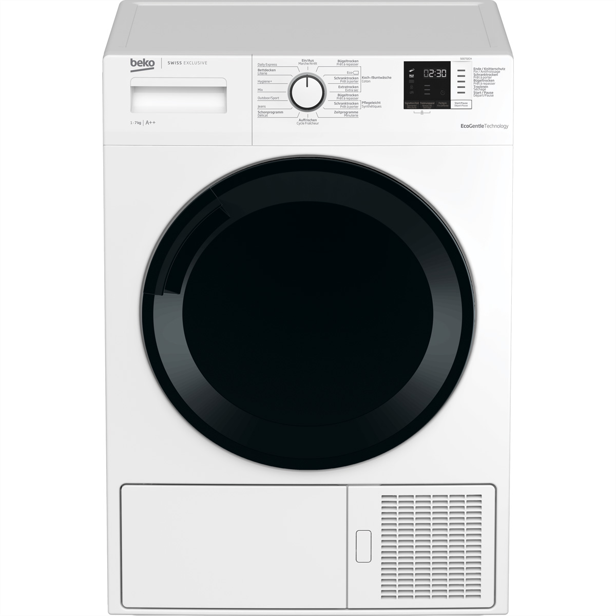 Bild von Beko 500732CH Wäschetrockner 7kg FlexySense