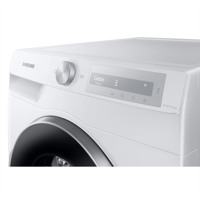 Bild von Samsung WW6000 Waschmaschine 8kg, Carved Black (Silver Deco),  Wäschetrockner DV6000, 9kg, Carved Black (Silver Deco)