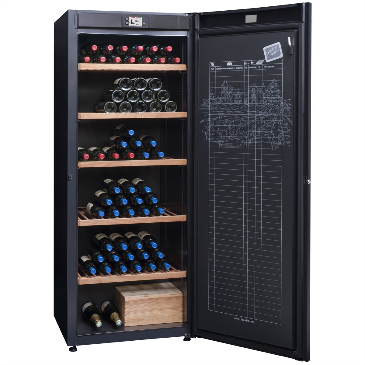 Bild von Avintage DVA305PA+ Weinkühlschrank Freistehend schwarz, 1-Zone 294 Flaschen