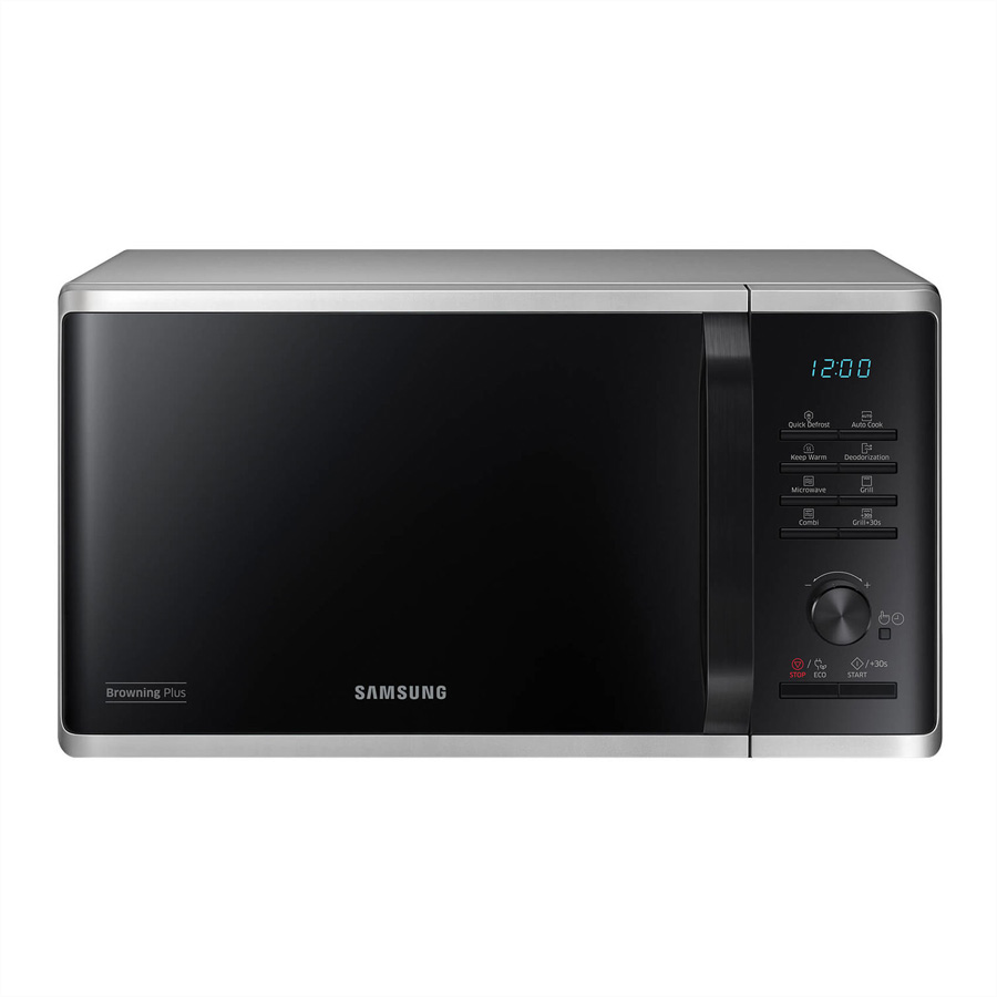 Bild von Samsung MG23K3505AS/SW Mikrowelle mit Grill MW3500, 23L, 800W Silber