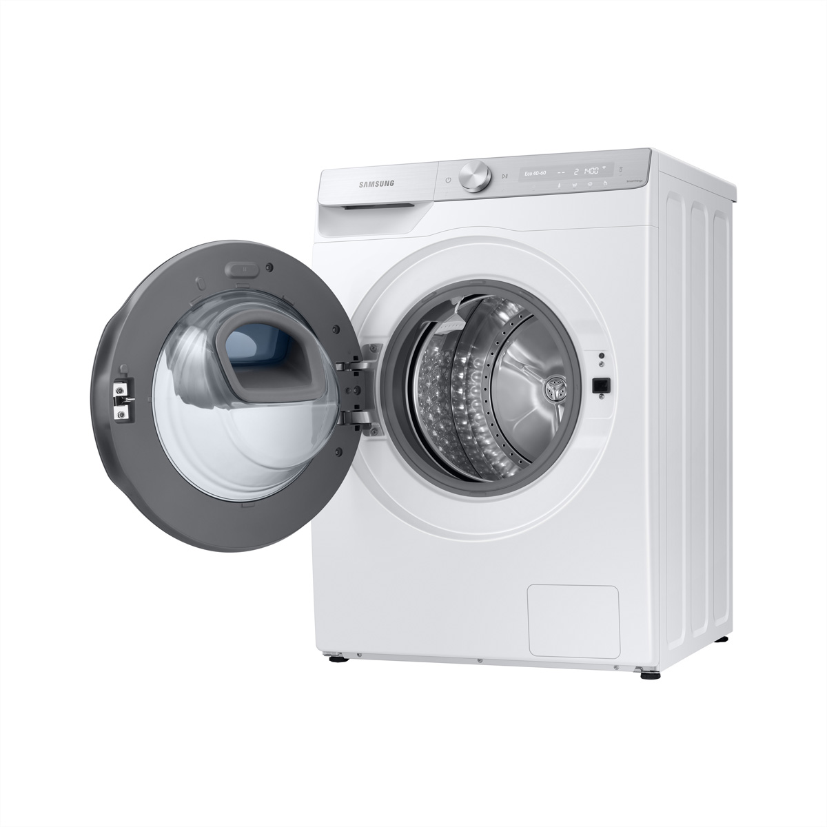 Bild von Samsung WW90T986ASH/S5 Waschmaschine WW9800, 9kg, Tint Door (Silver Deco), weiss