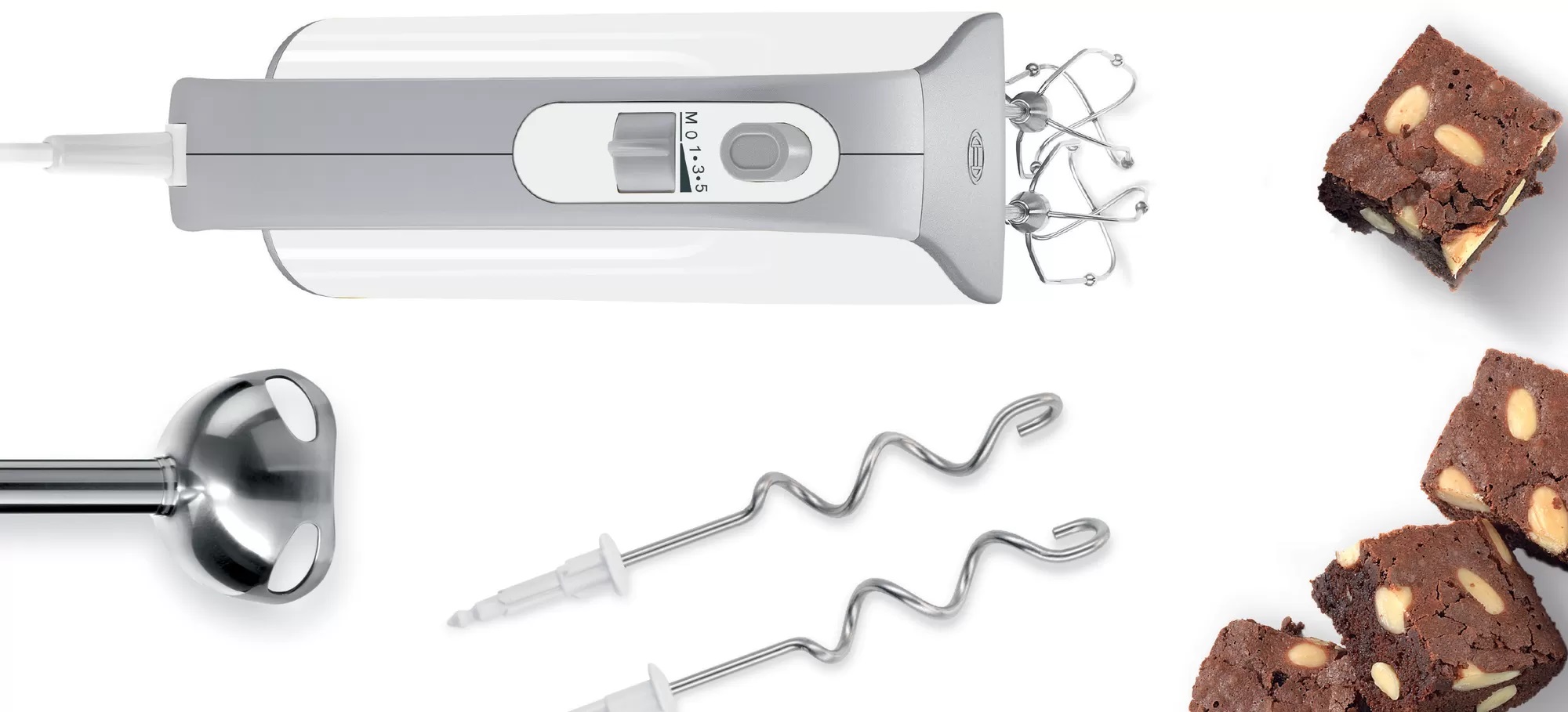 Bild von Bosch MFQ4070 Handrührer Styline 500 W Weiss silber