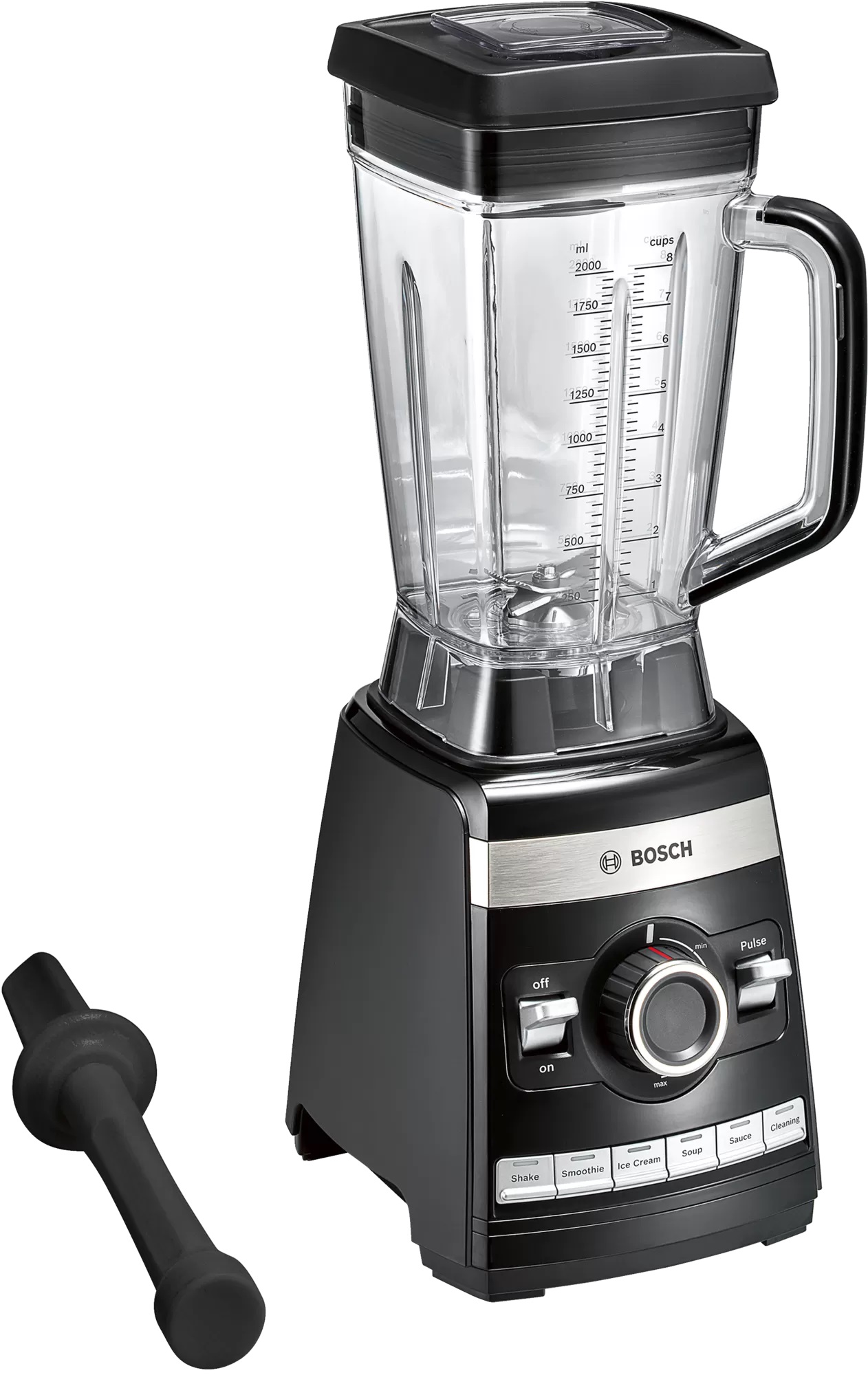 Bild von Bosch MMBH6P6BDE High speed Standmixer VitaBoost 1600 W Schwarz