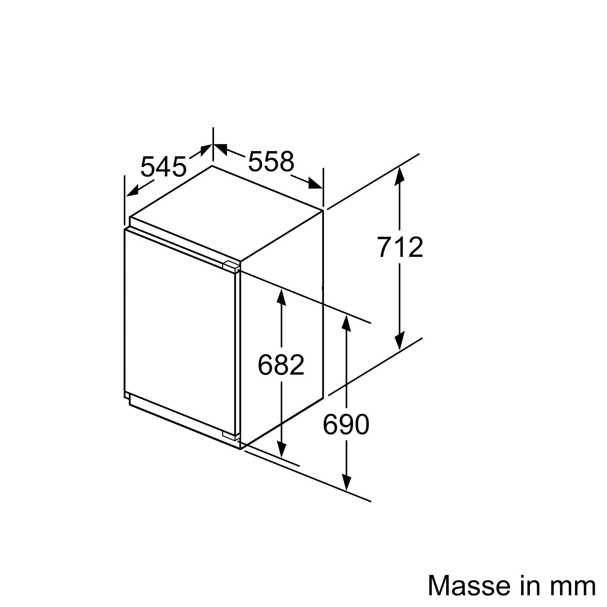 Bosch GIV11ADE0 Serie 6 Einbau-Gefrierschrank 71.2 x 55.8 cm, 4242005207954  -Silvertech GmbH