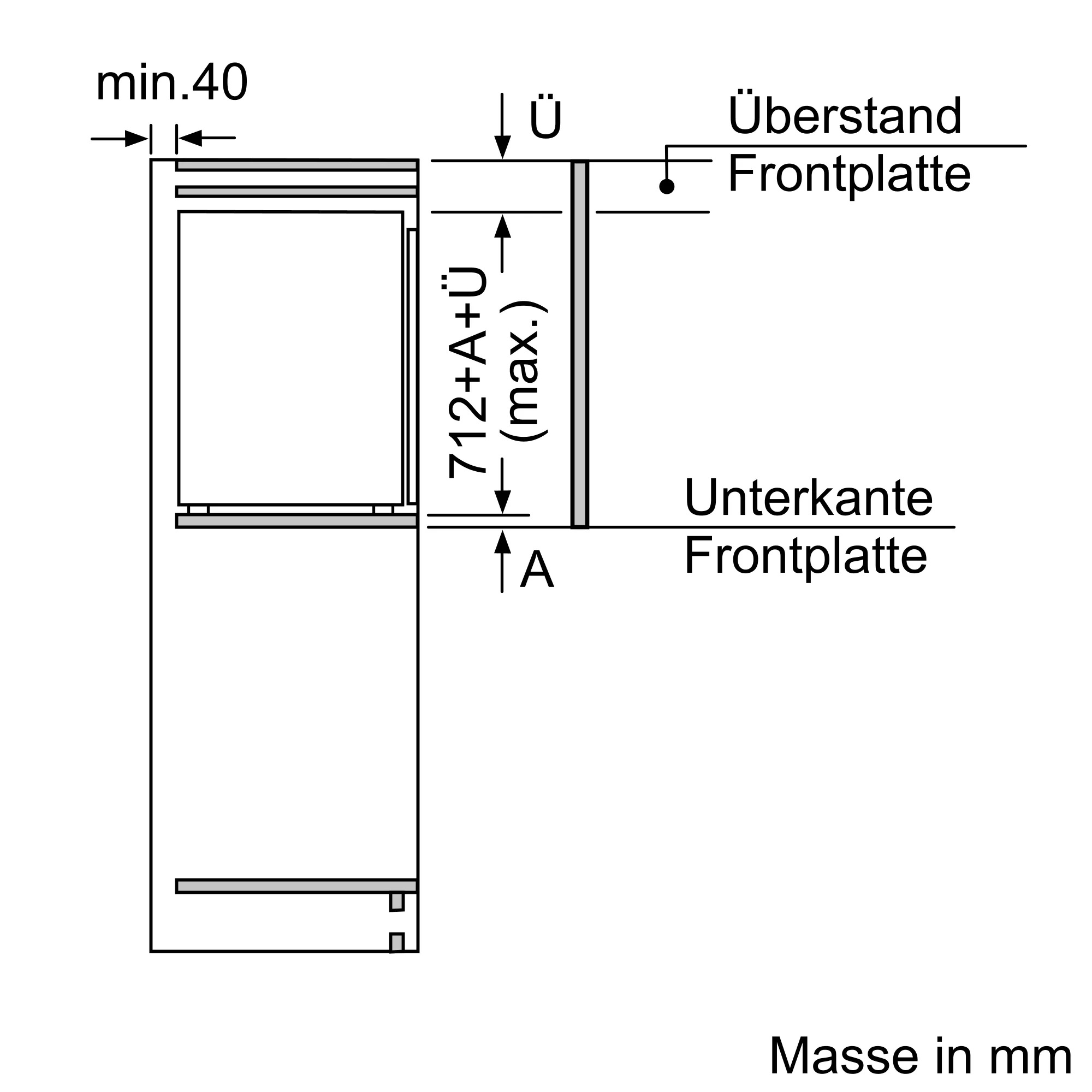 Bosch GIV11ADE0 Serie 6 Einbau-Gefrierschrank 71.2 x 55.8 cm, 4242005207954  -Silvertech GmbH