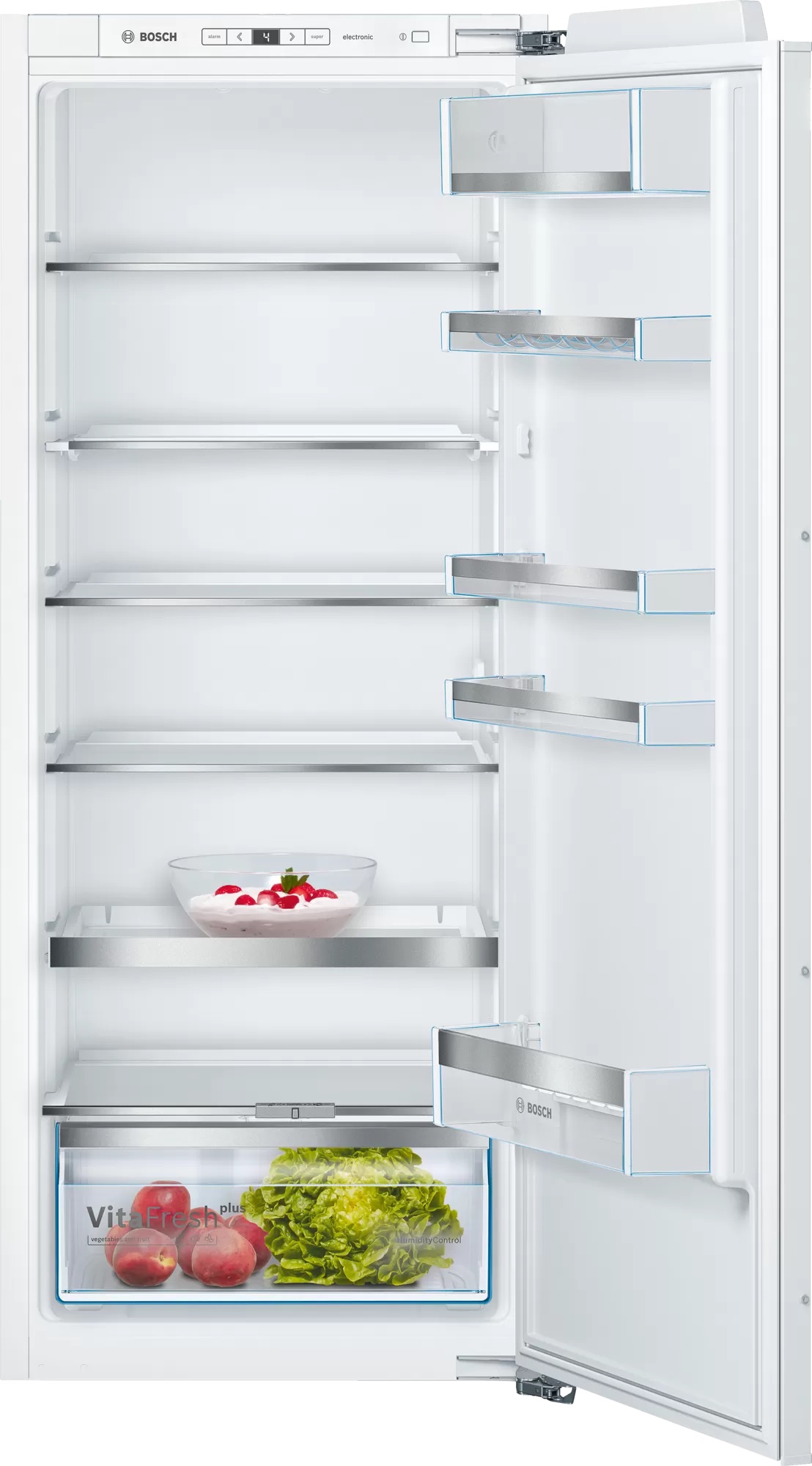 Bild von Bosch KIR51ADE0 Serie 6 Einbau-Kühlschrank 140 x 56 cm Flachscharnier mit Softeinzug
