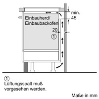Bild von Bosch PXE845FC1E Serie 6 Induktionskochfeld 80 cm Schwarz, Mit Rahmen aufliegend