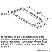 Bild von Bosch DRC97AQ50 Serie 6 Deckenlüfter 90 cm Edelstahl