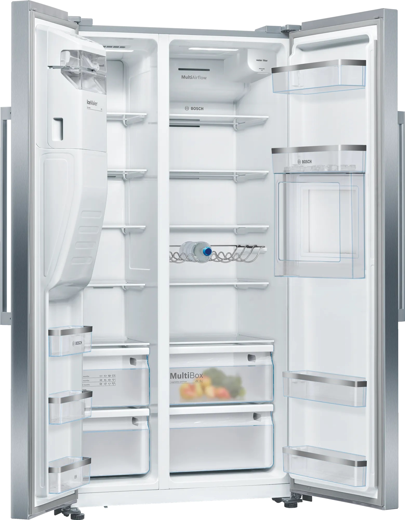 Bild von Bosch KAG93AIEP Serie 6 Amerikanischer Side by Side 178.7 x 90.8 cm Edelstahl (mit Antifingerprint)