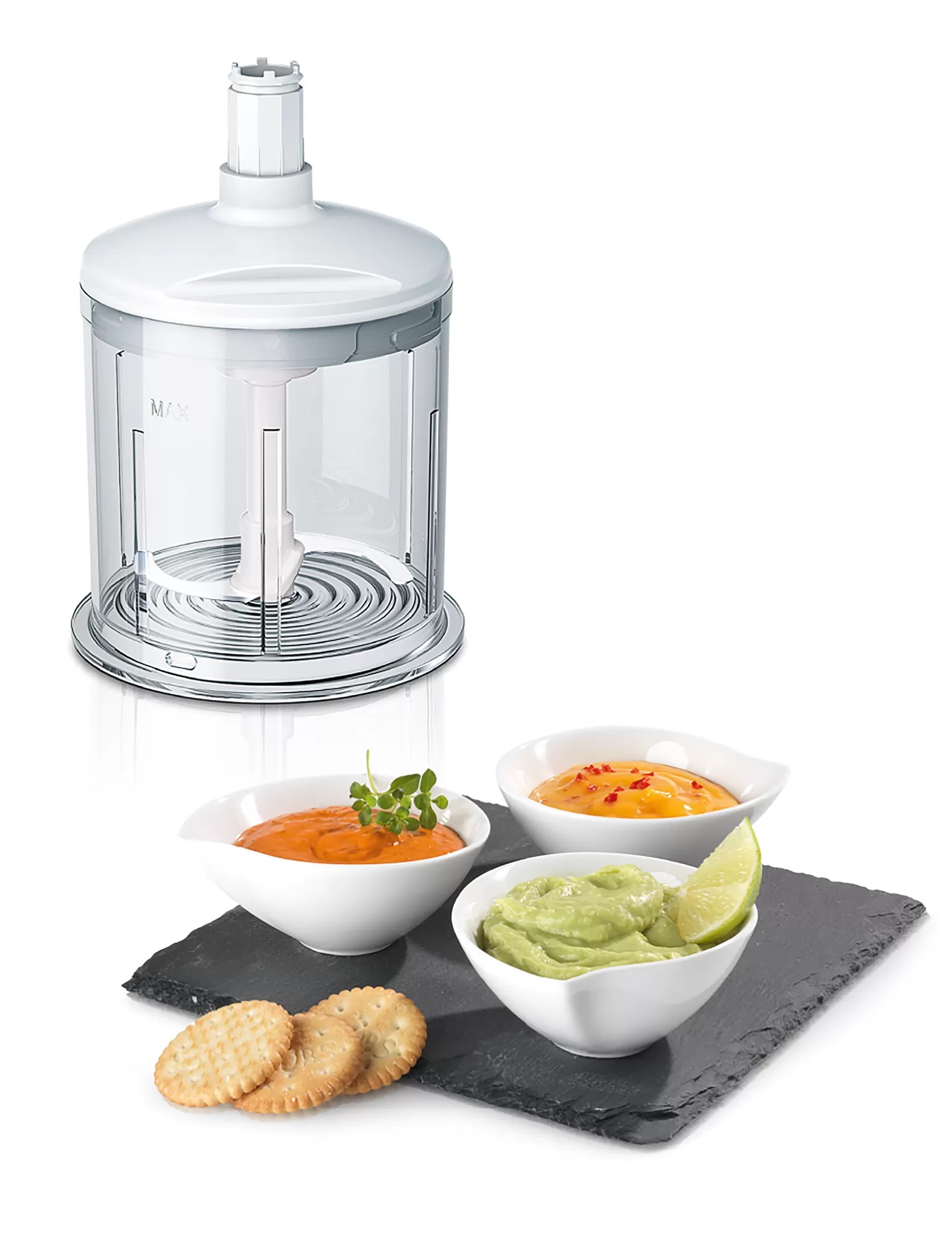 Bild von Bosch MFQ4080 Handrührer Styline 500 W Weiss silber