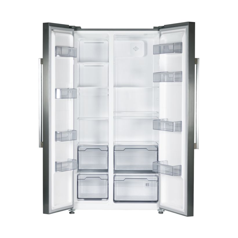 Bild von Kibernetik 532L Food Center Side by Side Chromstahl 532 Liter NoFrost, 19633