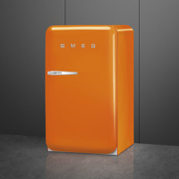 Bild von Smeg FAB10ROR5 Kühlschrank 50's RETRO STYLE ORANGE freistehend Rechts