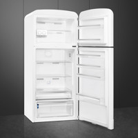 Bild von Smeg FAB50RWH Kühlschrank 50's RETRO STYLE WEISS No Frost freistehend Rechts