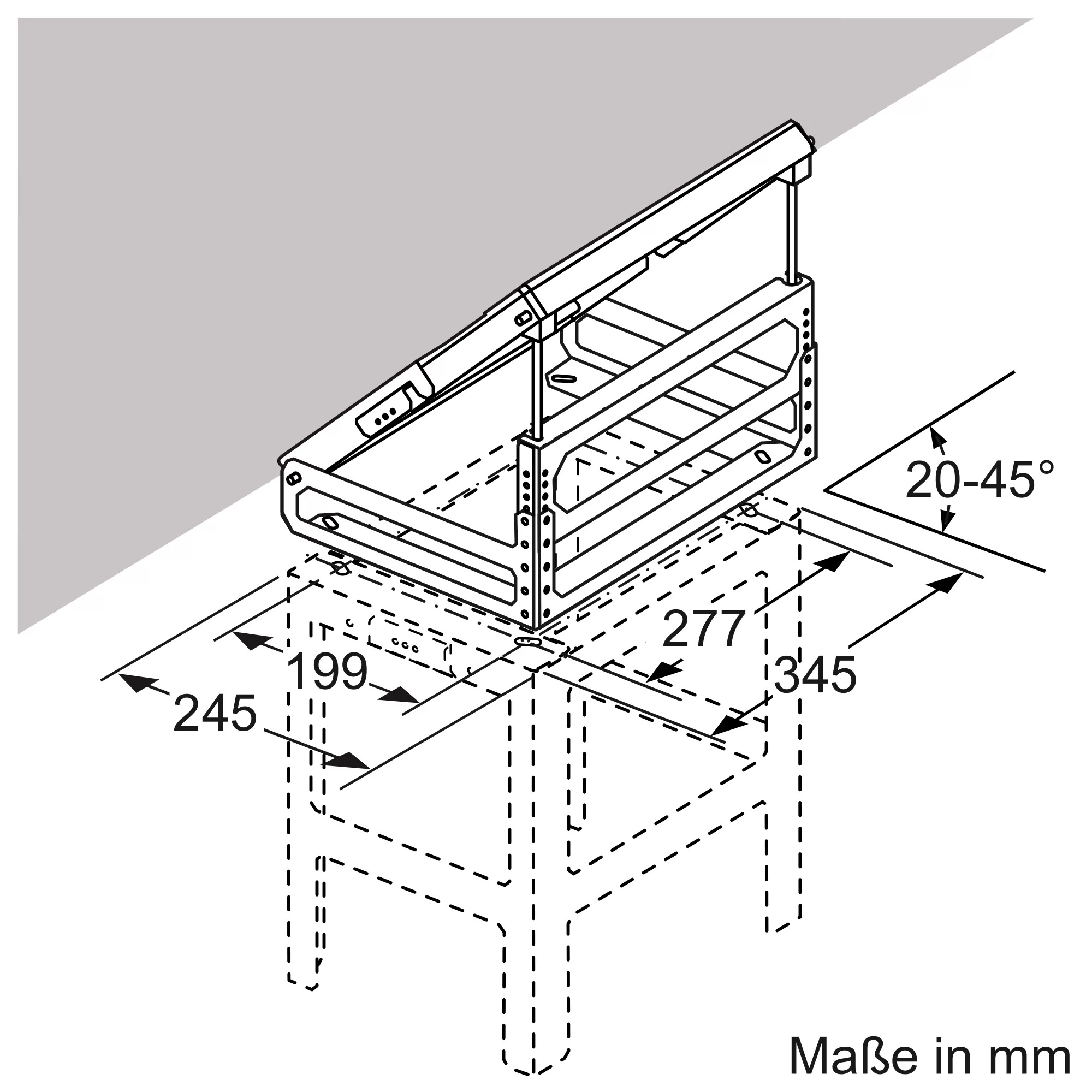 Bild von Siemens LZ12410 Installationszubehör, Adapter für Dachschrägen vorne/hinten