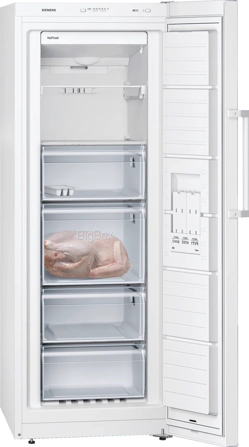 Bild von Siemens GS29NVWEP iQ300 Freistehender Gefrierschrank 161 x 60 cm Weiss