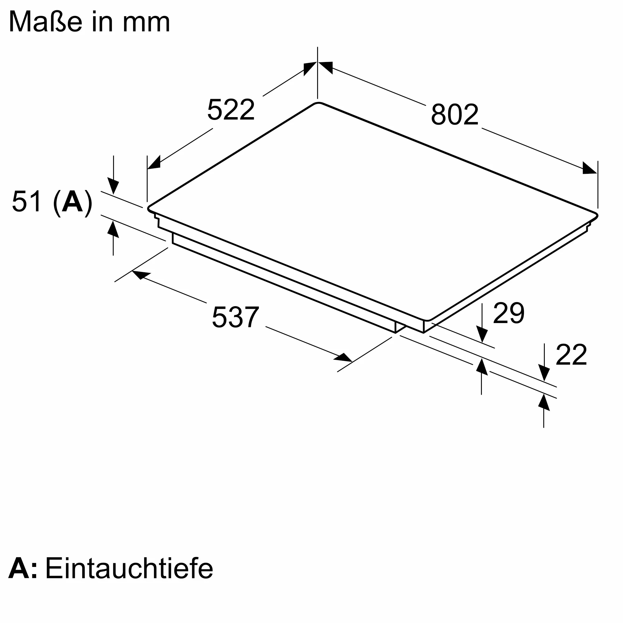 Bild von Siemens EH831HVB1E iQ100 Induktionskochfeld 80 cm Schwarz, Rahmenlos aufliegend