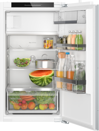 Bild von Bosch KIL32ADD1 Serie 6, Einbau-Kühlschrank mit Gefrierfach, 102.5 x 56 cm, Flachscharnier mit Softeinzug, rechts