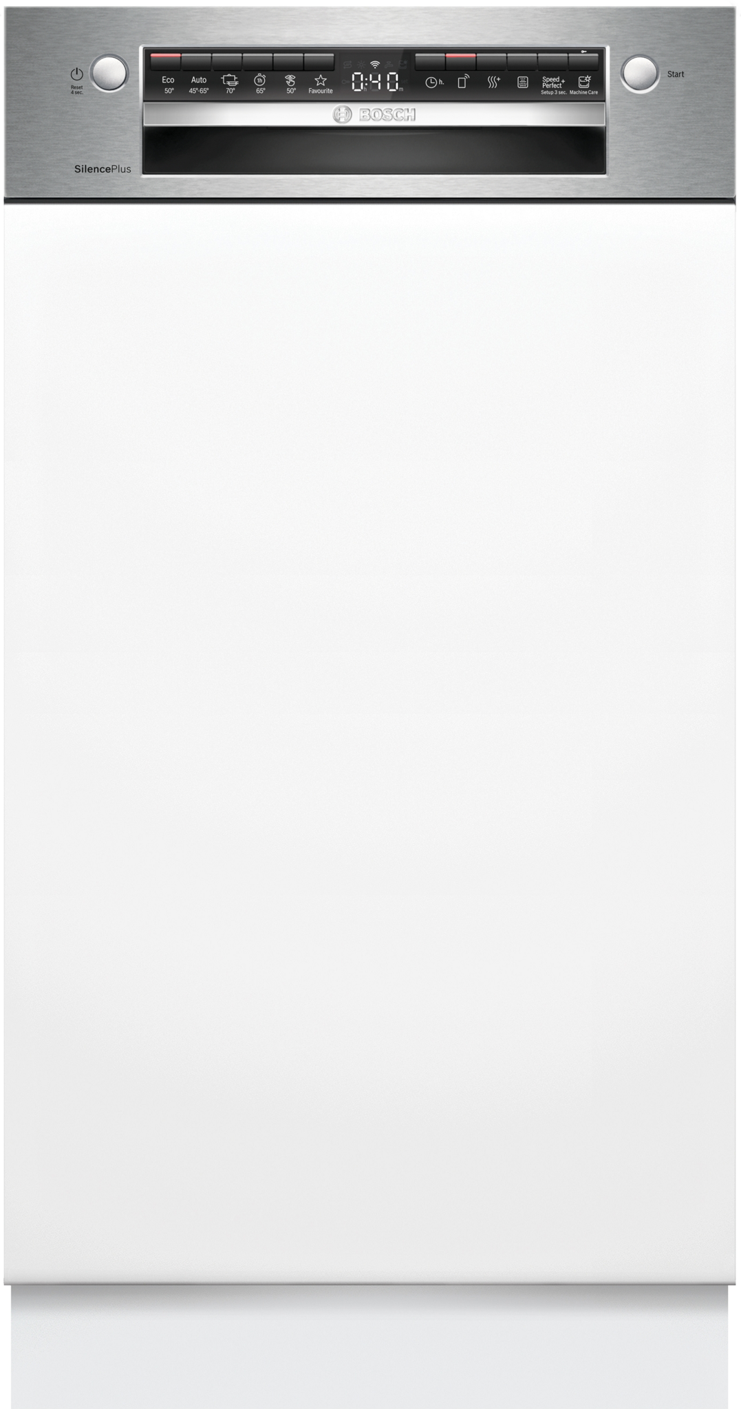 Bild von Bosch SPI4HKS49E Serie 4 Teilintegrierter Geschirrspüler 45 cm Gebürsteter Stahl