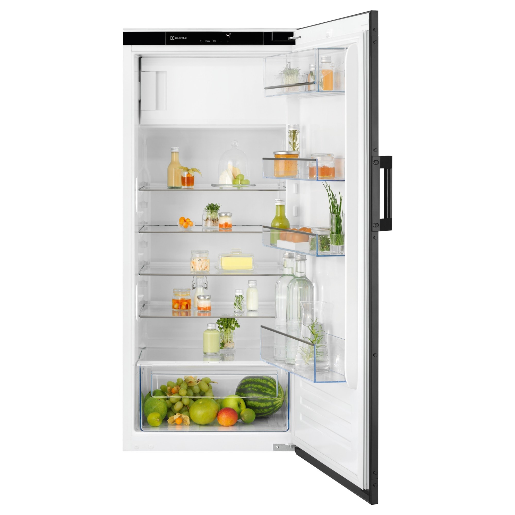 Bild von ELECTROLUX EK242SRSW, Kühlschrank, Dekorierbar, Rechts, wechselbar, Schwarz, 933034380