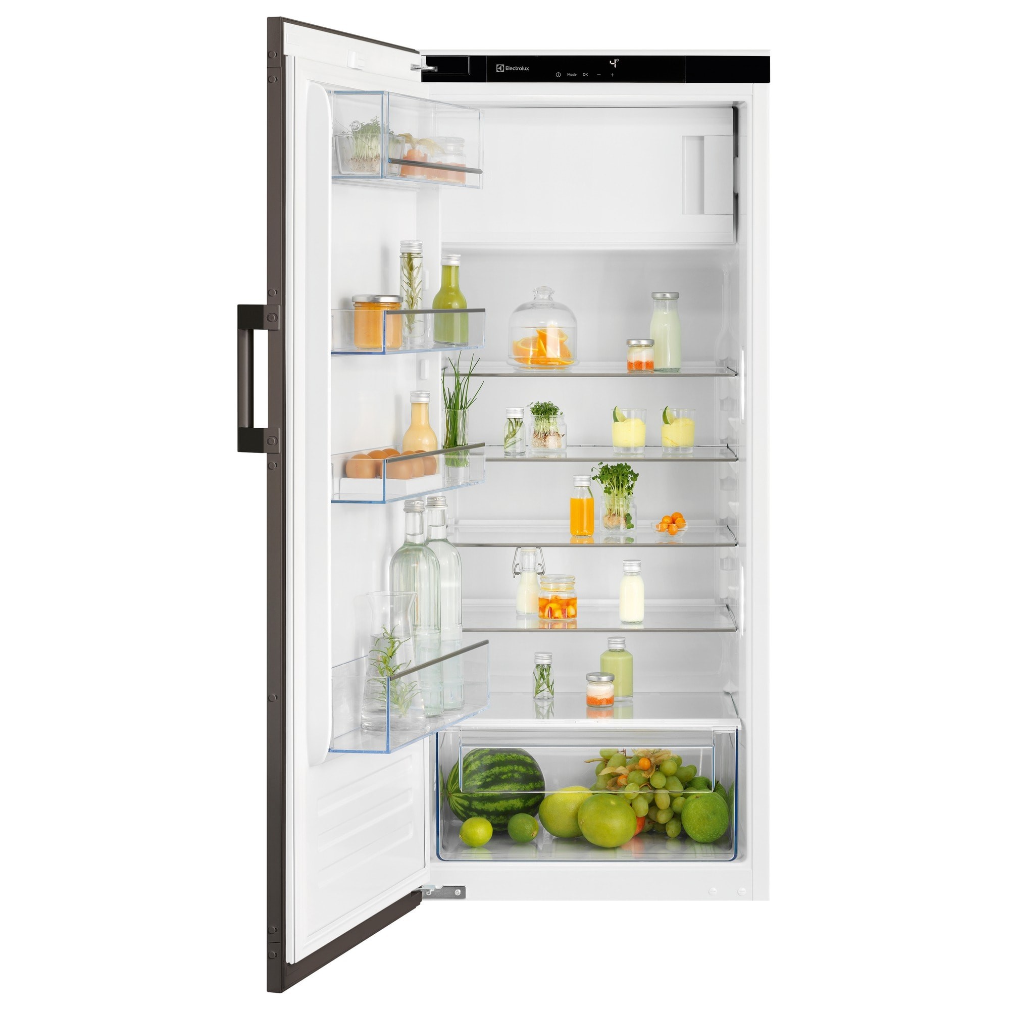 Bild von ELECTROLUX EK242SLBR, Kühlschrank, Dekorierbar, Links, wechselbar, Braun, 933034379