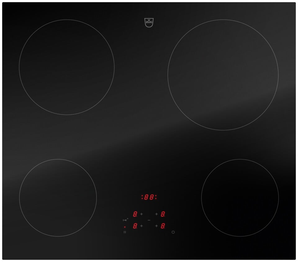 Bild von V-ZUG Kochfeld CookTop V2000 A604, BlackDesign, 3117300001
