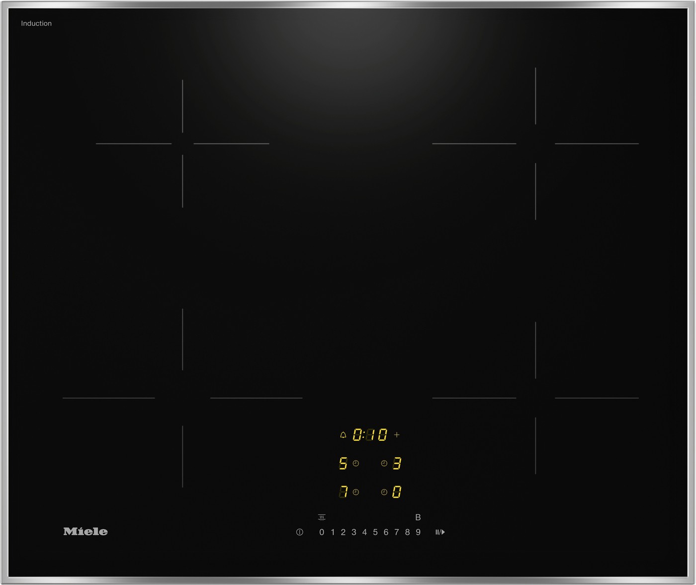 Bild von MIELE KM 7361 FR Induktions-Kochfeld Edelstahlrahmen, 12399920