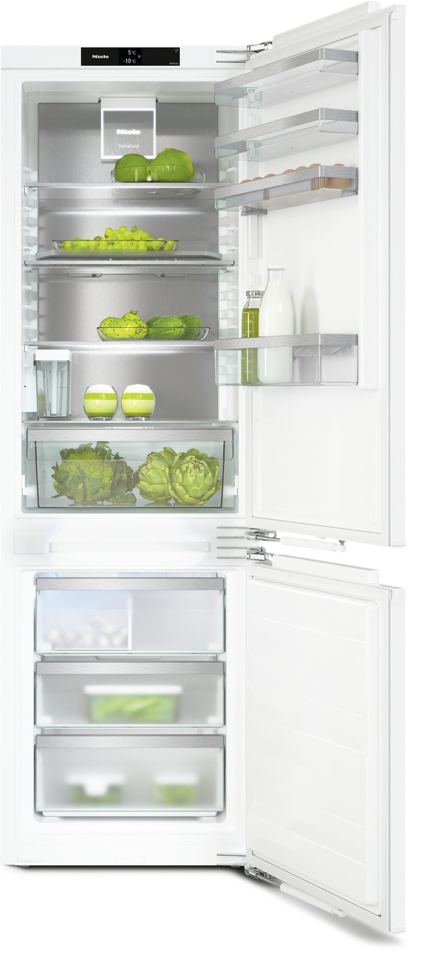 Bild von MIELE KFN 7785 C RE Kühl-Gefrierkombination 60 cm vollintegierbar, 12445200