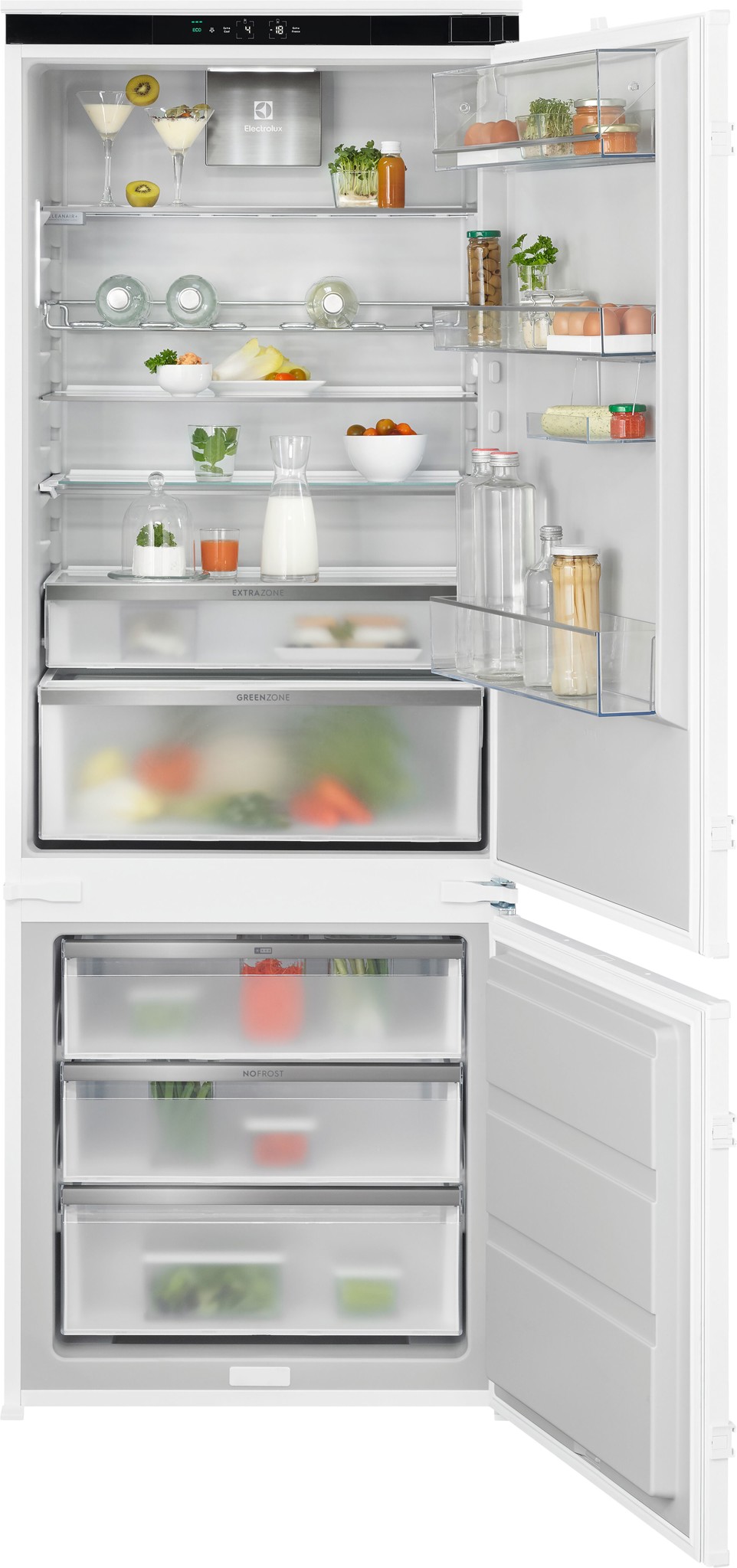 Bild von ELECTROLUX IK3800BNR Kühl-/Gefrierkombination Einbau Schlepptür NoFrost 188.4 cm , 925975030