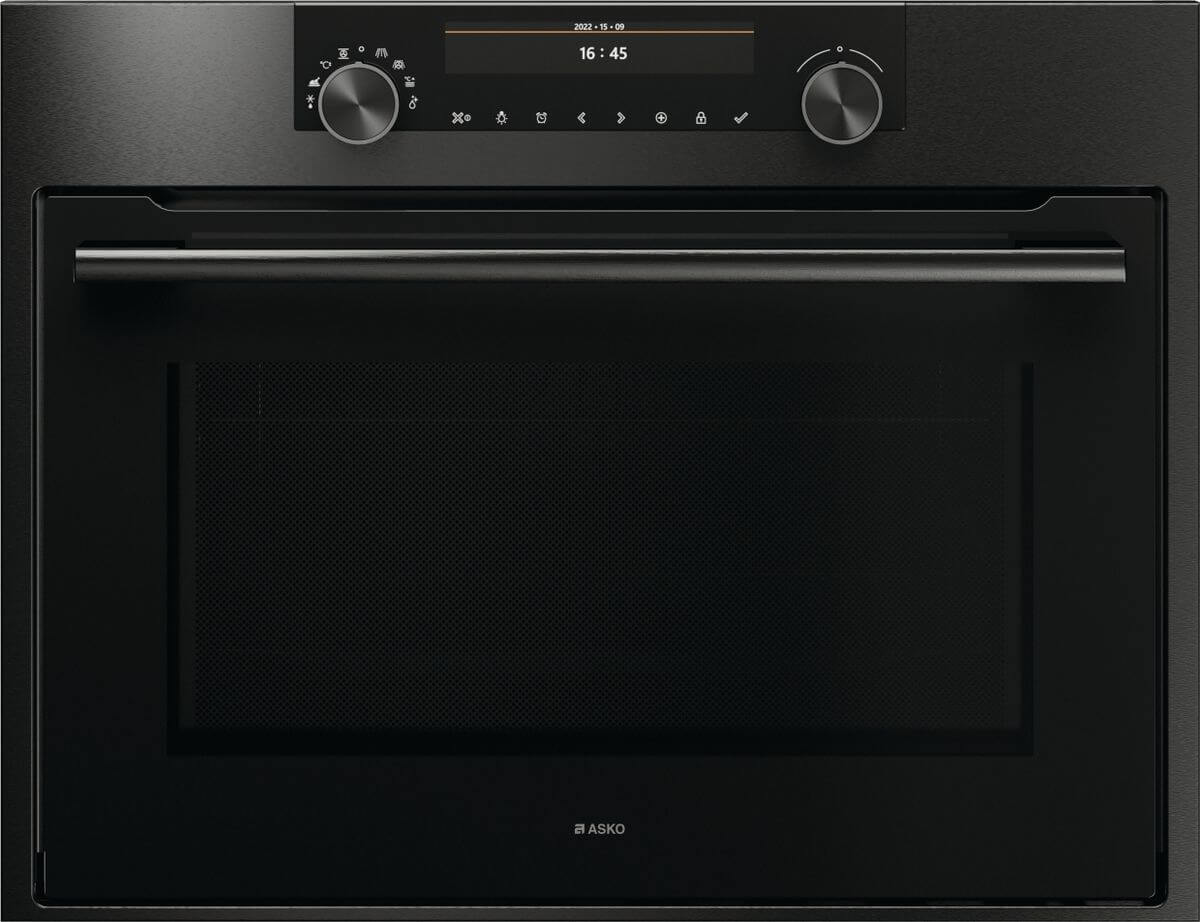 Bild von ASKO OCM 8487 BB Combi Mikrowelle  CRAFT  schwarz gebürsteter Black Steel-Edelstahl