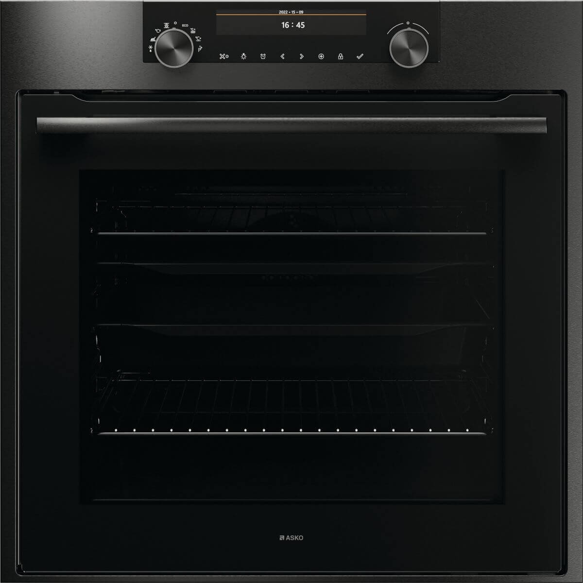 Bild von ASKO OP 8687 BBH Backofen Pyrolyse CRAFT  schwarz gebürsteter Black Steel-Edelstahl