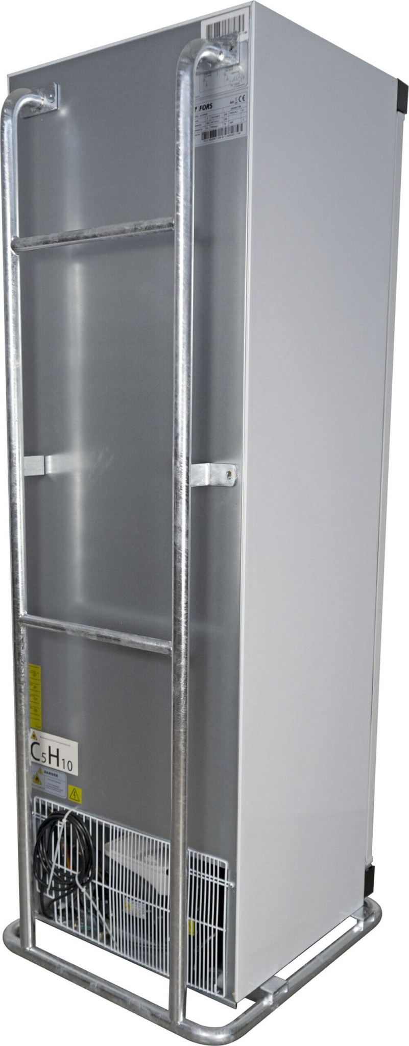 Bild von FORS UCV 4000 W SB Festplatz- & Event-Kühlschrank, Volltür, weiss, Schutzbügel Bandung rechts, wechselbar Weiss