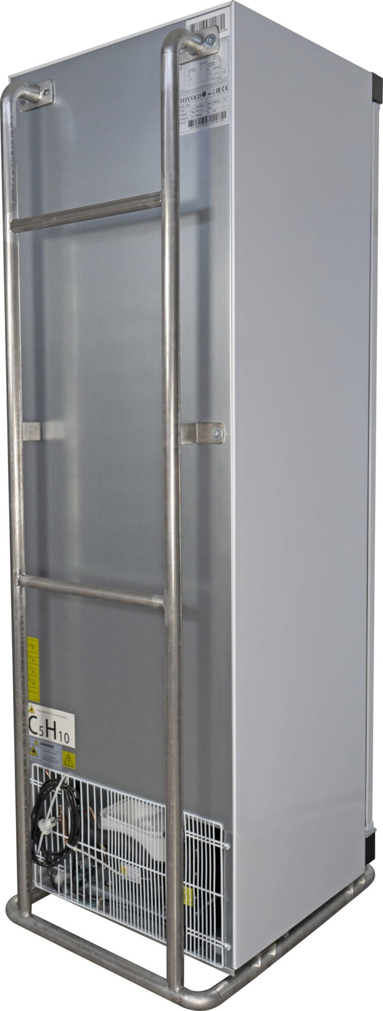 Bild von FORS UCV 4000 W SB V2 Festplatz- & Event-Kühlschrank, Volltür, weiss, Schutzbügel Bandung rechts, wechselbar Weiss