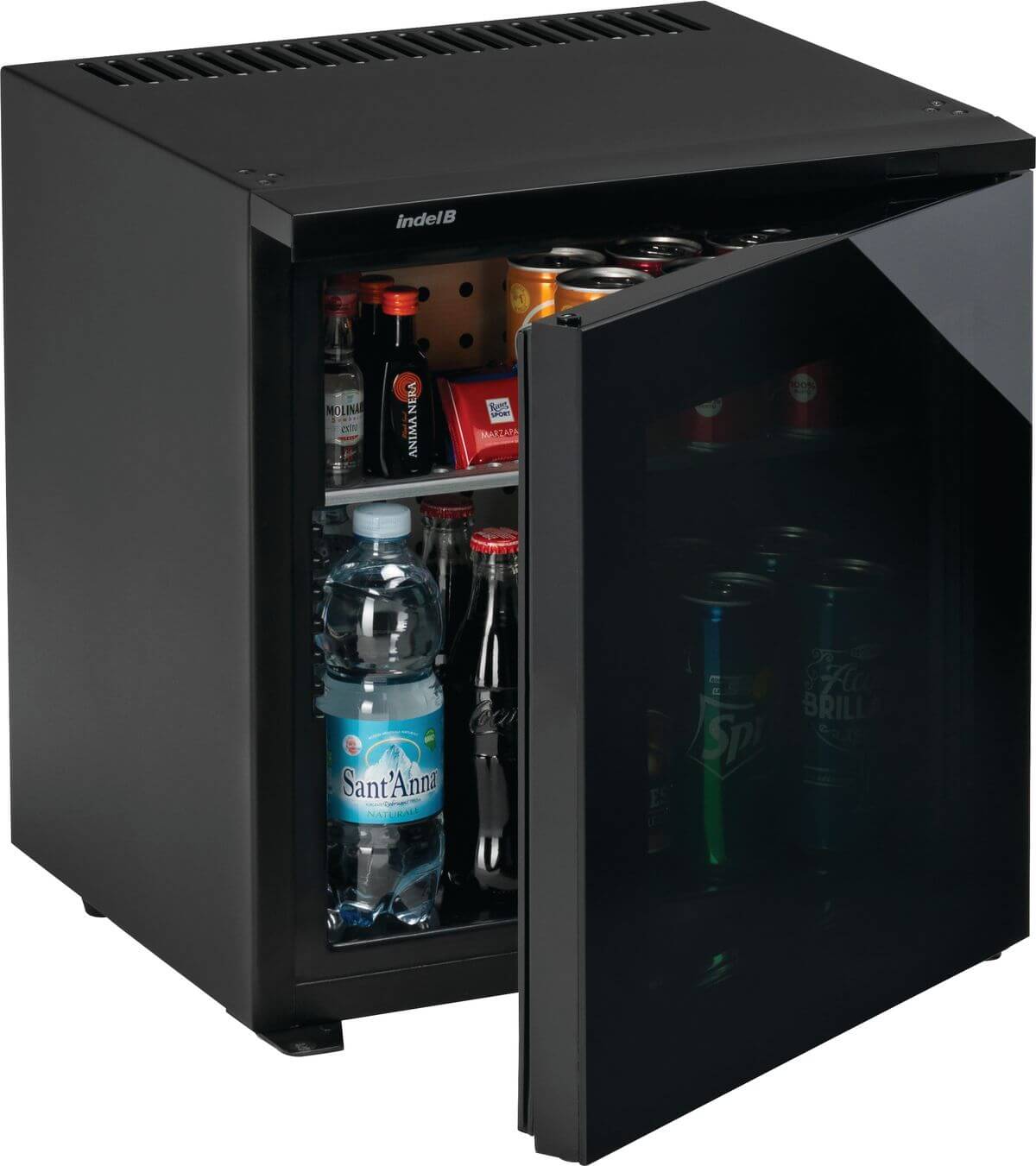 Bild von INDEL B K 20 ECOSMART PV B Minibar Smart System Bandung links, wechselbar Schwarz