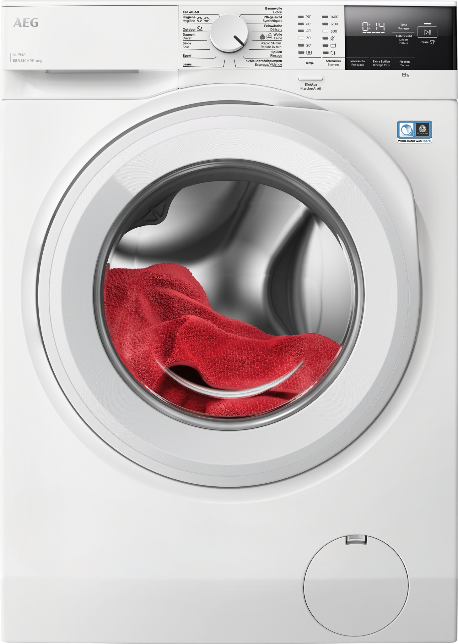 Bild von AEG AWA4A10 Frontlader Freistehend Weiss 914931055