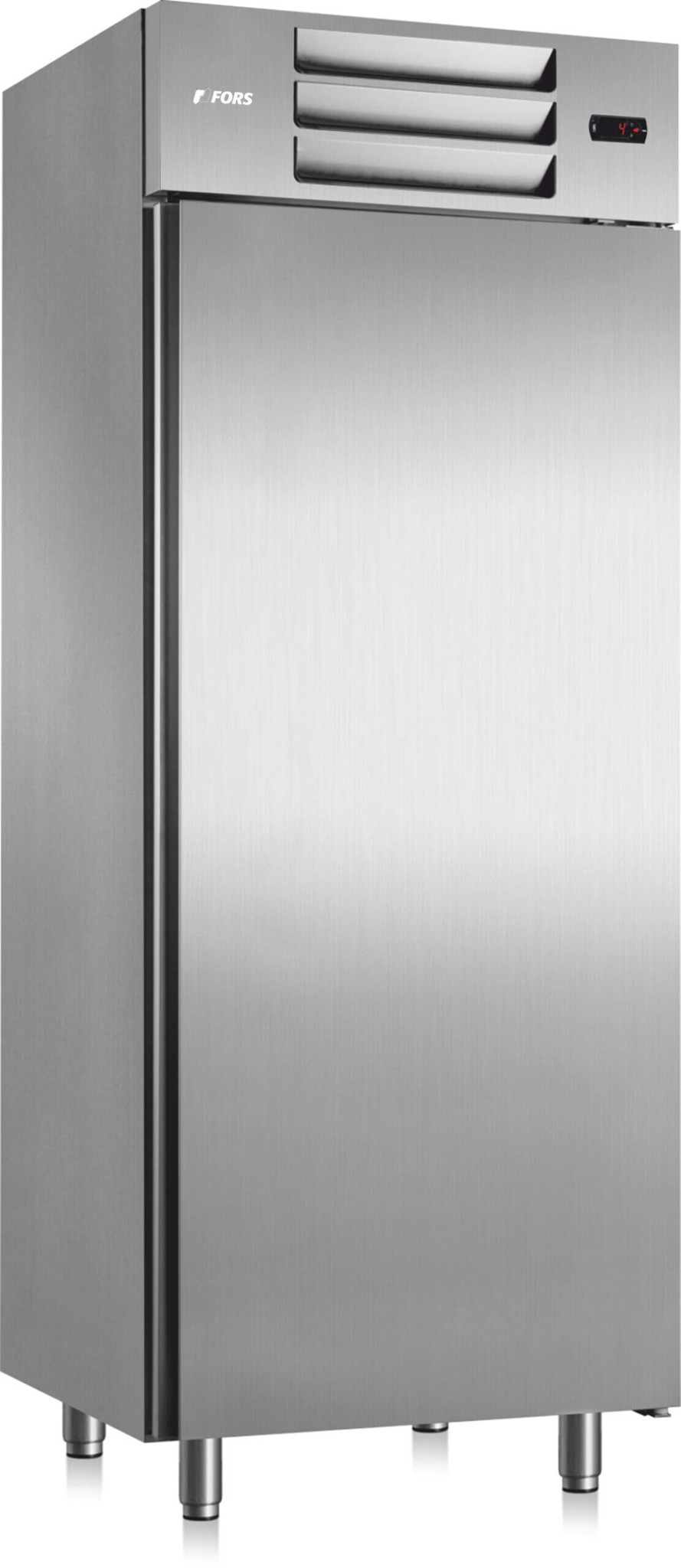 Bild von FORS CCV 500 ES Bäckerei-Kühlschrank, Volltür, Edelstahl, 600x400 Bandung rechts, wechselbar Edelstahl