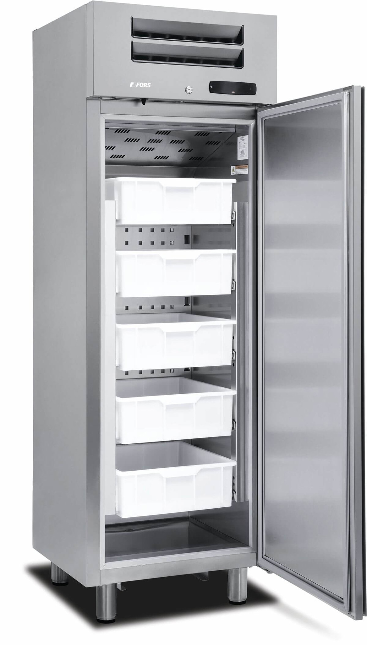 Bild von FORS CCV 350 FiES Fisch-Kühlschrank, Volltür, Edelstahl Bandung rechts, wechselbar Edelstahl