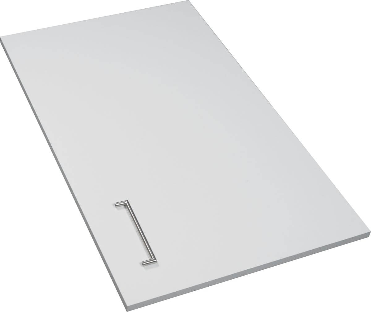 Bild von FORS WFR7-6W M 1 Tür-Holzfront weiss mit 1 Edelstahl-Türgriff 7/6  Weiss