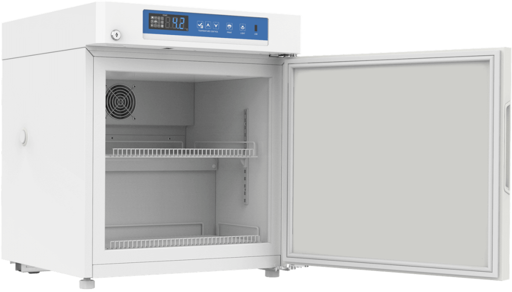 Bild von FORS CoolMed 6354 Medikamenten-Kühlschrank DIN 13277, 63 cm Bandung rechts fest Weiss