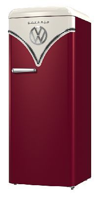 Bild von GORENJE OBRB 615 DR-CH Kühlschrank mit Gefrierfach Burgundy rechts