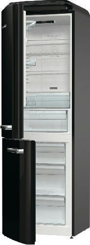 Bild von GORENJE ONRK 619 DBK-L-CH Kühl-/Gefrierkombination Schwarz linbks