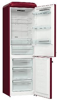 Bild von GORENJE ONRK 619 DR-CH Kühl-/Gefrierkombination Burgundy rechts