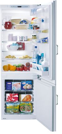 Bild von SIBIR 513110 Classic Kühl-/Gefrierkombination dekorierbar Weiss links