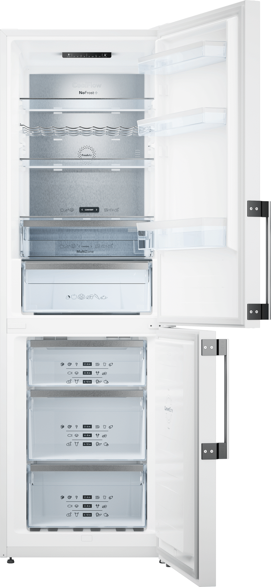 Bild von ASKO RFN 23841 W Kühl-Gefrierkombination freistehend ASKO PREMIUM Bandung rechts, wechselbar Weiss
