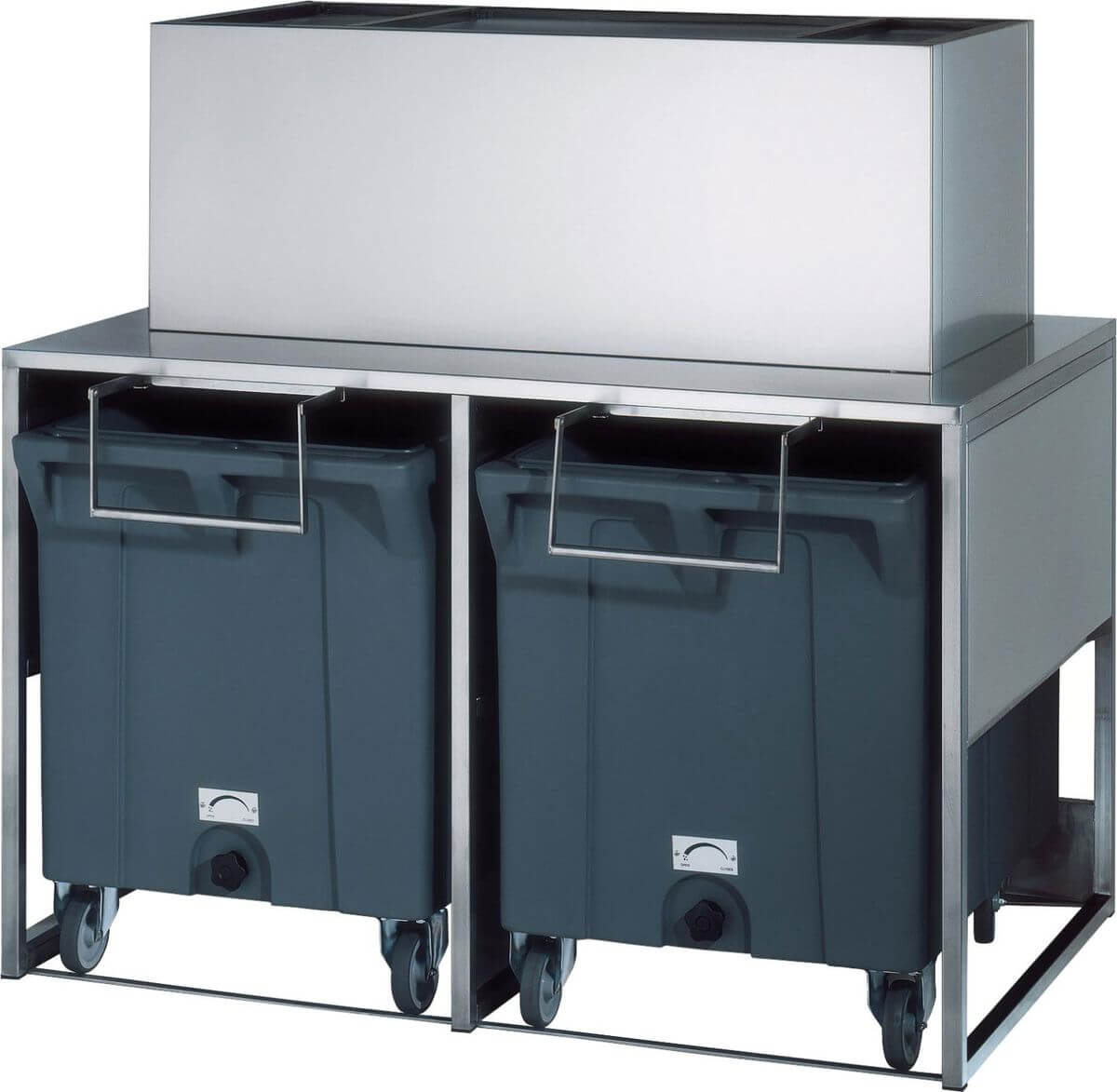 Bild von BREMA DB ROLLER BIN 100 Eisvorratsbehälter 100 kg  Edelstahl
