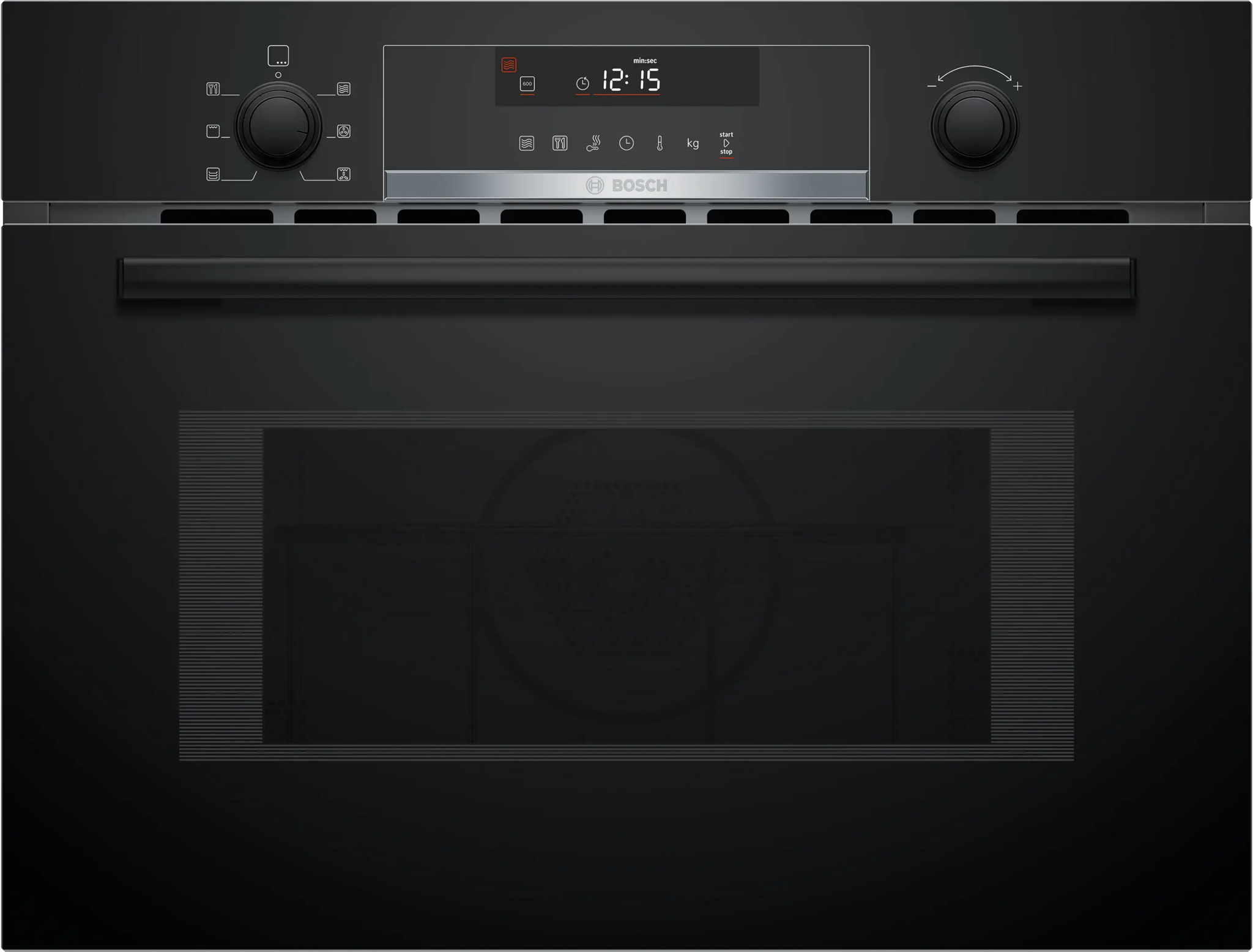 Bild von Bosch CMA585GB1 Serie 6, Einbau Mikrowelle mit Heissluft, 60 x 45 cm, Schwarz