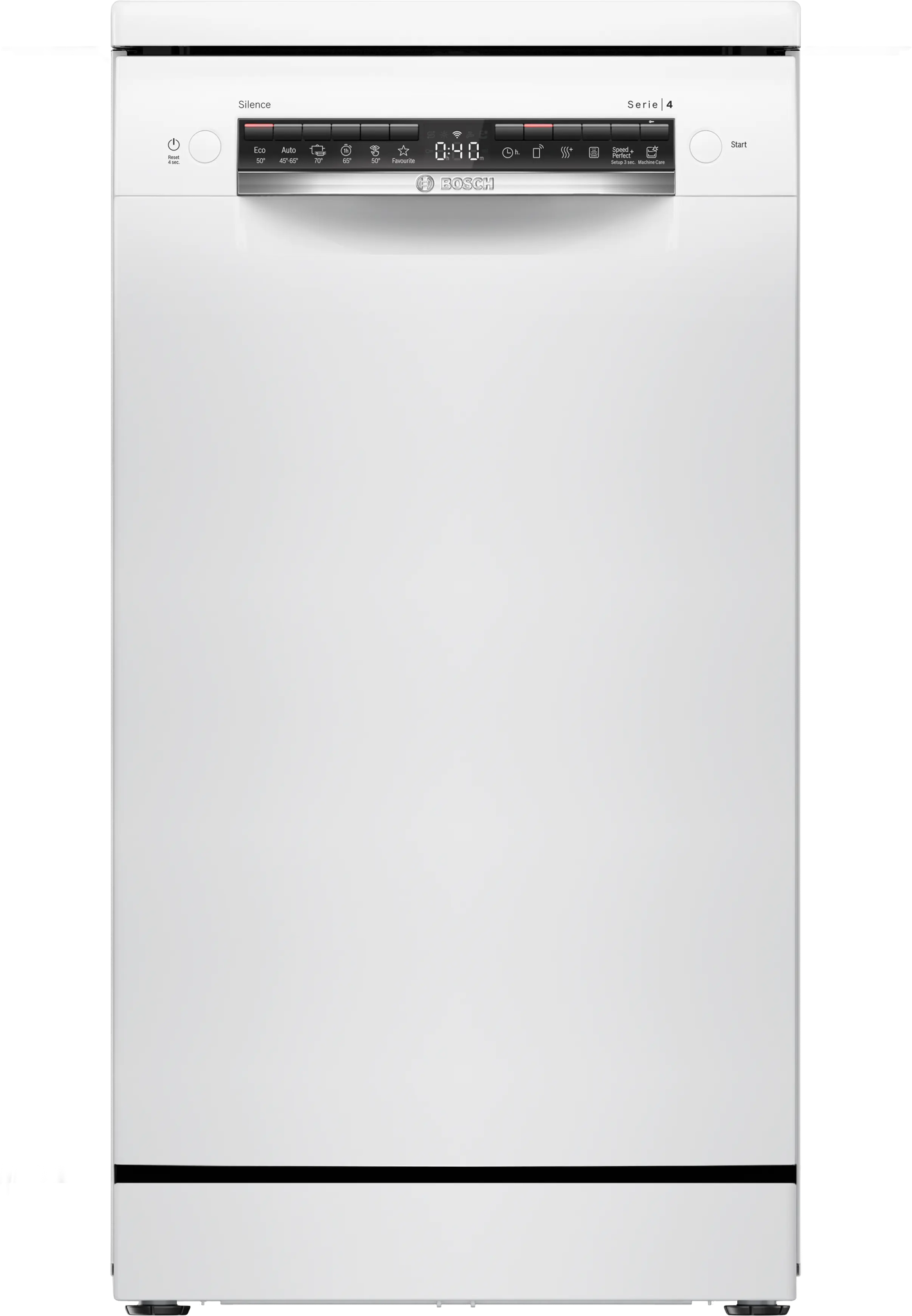 Bild von Bosch SPS4HKW49E Serie 4, Freistehender Geschirrspüler, 45 cm, weiss