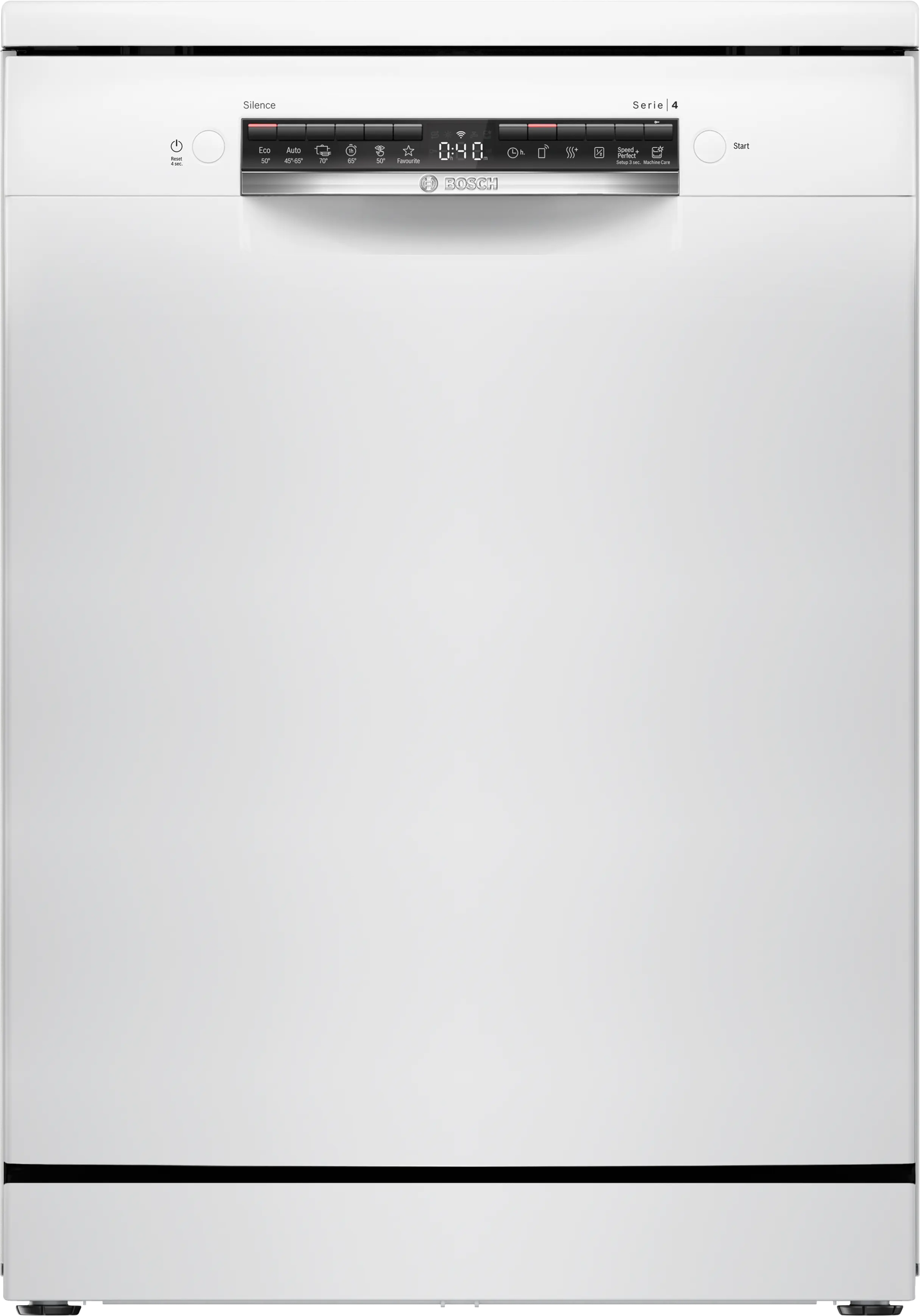 Bild von Bosch SMS4HKW07E Serie 4, Freistehender Geschirrspüler, 60 cm, weiss