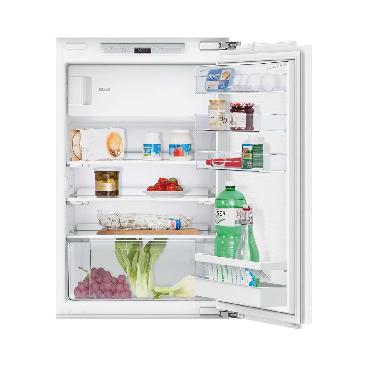 Bild von SIBIR 517108 Ideal Kühlschrank mit Gefrierfach Weiss rechts