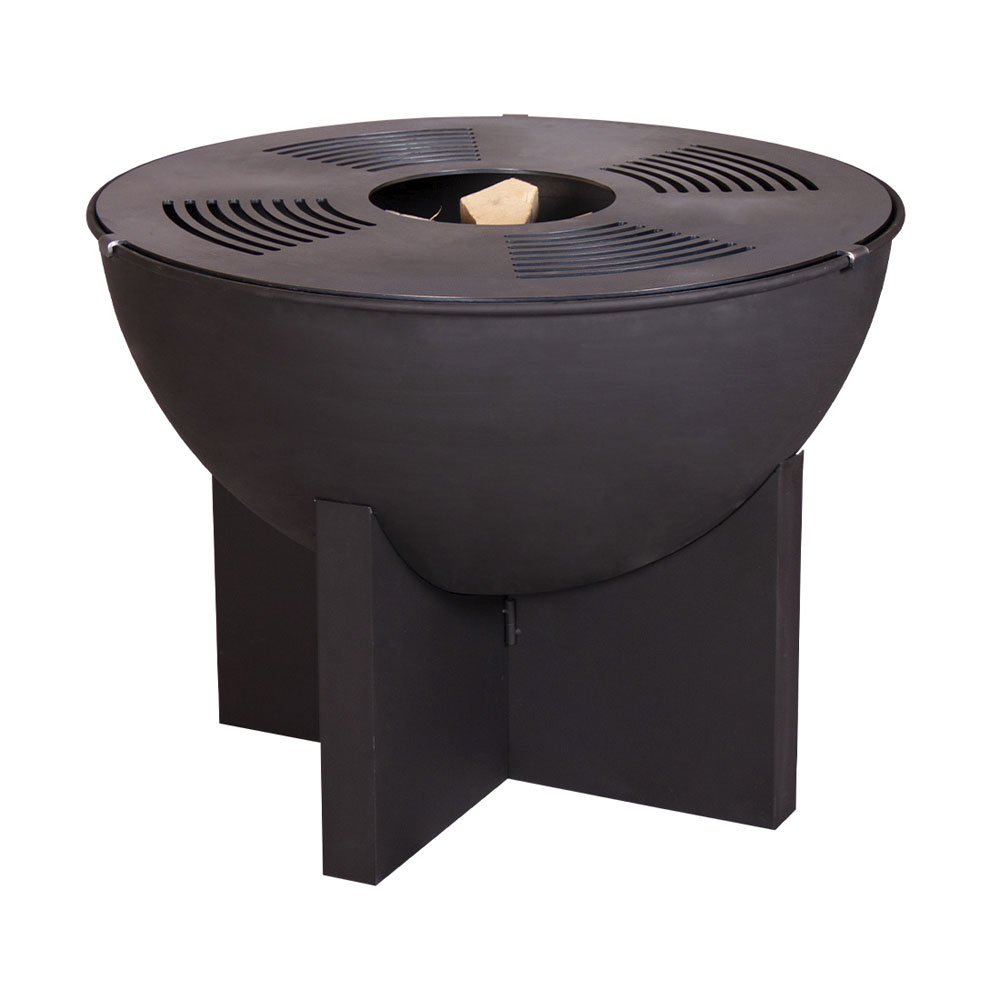 Bild von Mr. Grill Feuerschale mit Kreuzfuss & Grillring