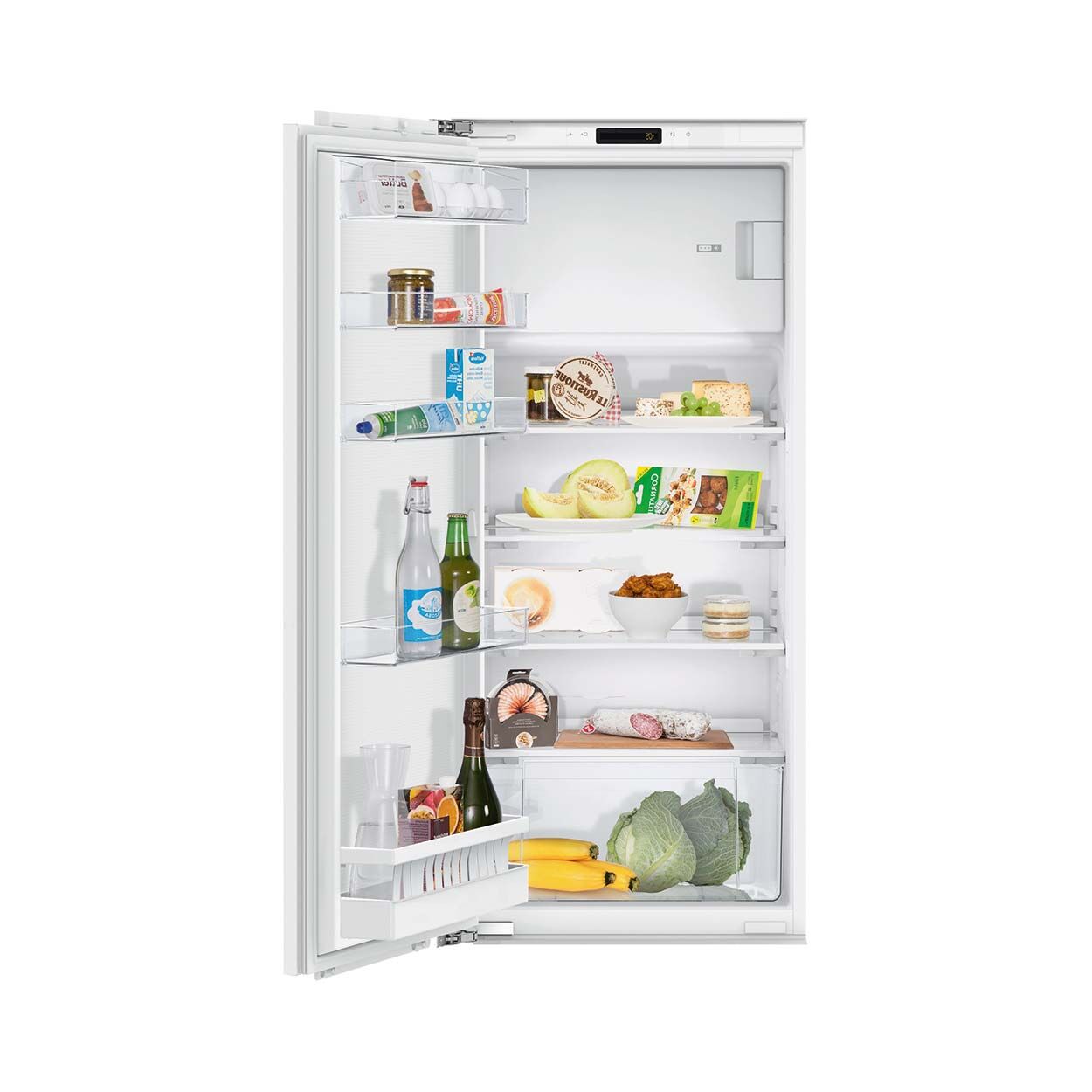 Bild von SIBIR 517110 Universal Kühlschrank mit Gefrierfach Nero links